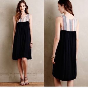 Anthropologie porridge navy cayucos dress XL